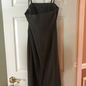 Express stretch pinstripe dress